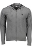 bluza na zamek US POLO MĘSKI SZARY