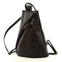 Designerski damski plecak skórzany na ramię