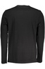 CZARNY MĘSKI T-SHIRT Z DŁUGIM RĘKAWEM HUGO BOSS