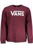 CZERWONA BLUZA MĘSKA VANS BEZ ZAMKU