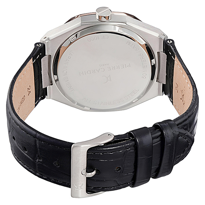 Zegarek PIERRE CARDIN CF.1000.LB.1. Kwarcowy, Kolor czarny. Mężczyzna.