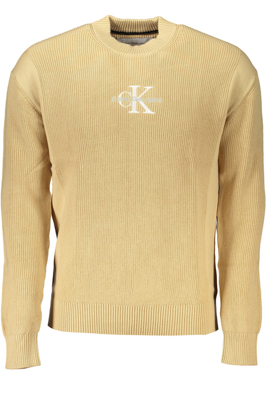 BEŻOWY SWETER MĘSKI CALVIN KLEIN