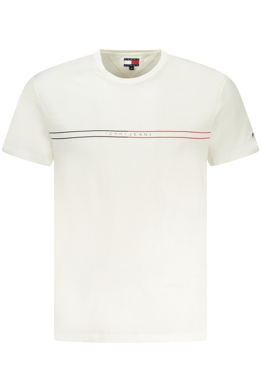 TOMMY HILFIGER KOSZULKA Z KR�TKIM R�KAWEM M�SKA BIA�A