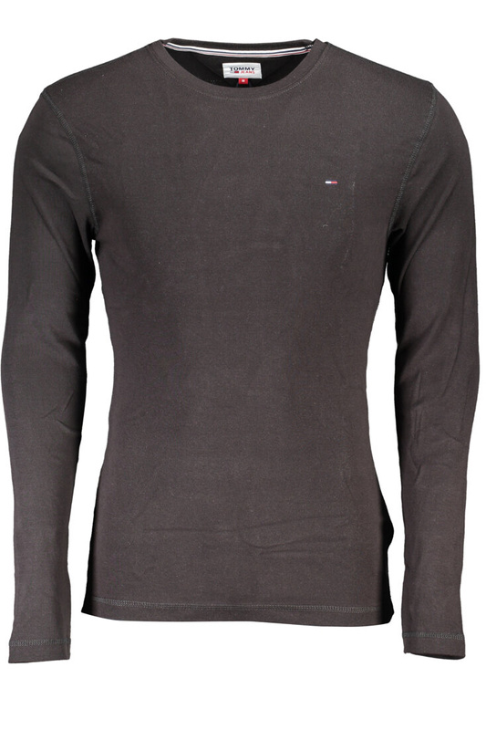 MĘSKI T-SHIRT Z DŁUGIM RĘKAWEM TOMMY HILFIGER CZARNY