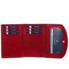 Czerwony skórzany Portfel damski Canaletto PD1202cs165 RFID