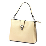 Zgrabna Damska skórzana listonoszka torebka na ramię z organizerem Luka