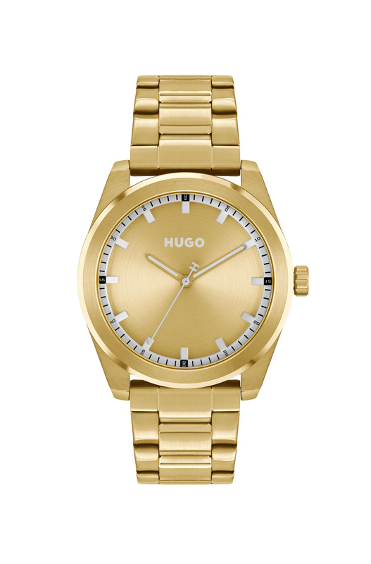 Zegarek HUGO 1530354. Kwarcowy, Kolor złoty. Mężczyzna.