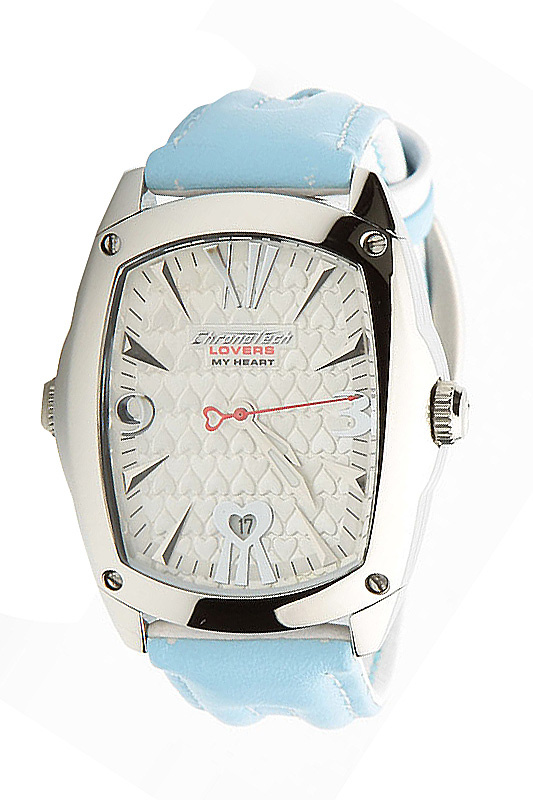 Zegarek CHRONOTECH CT7696L-15. Kwarcowy, Kolor biały. Kobieta.