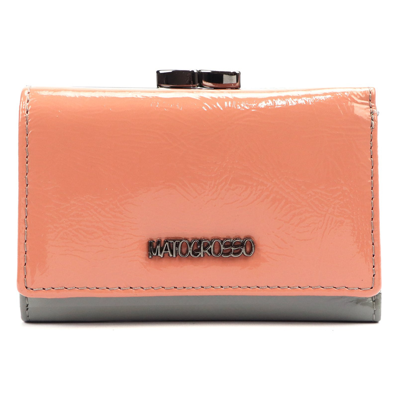 Mato Grosso damski portfel skórzana zgrabna portmonetka pojemna
