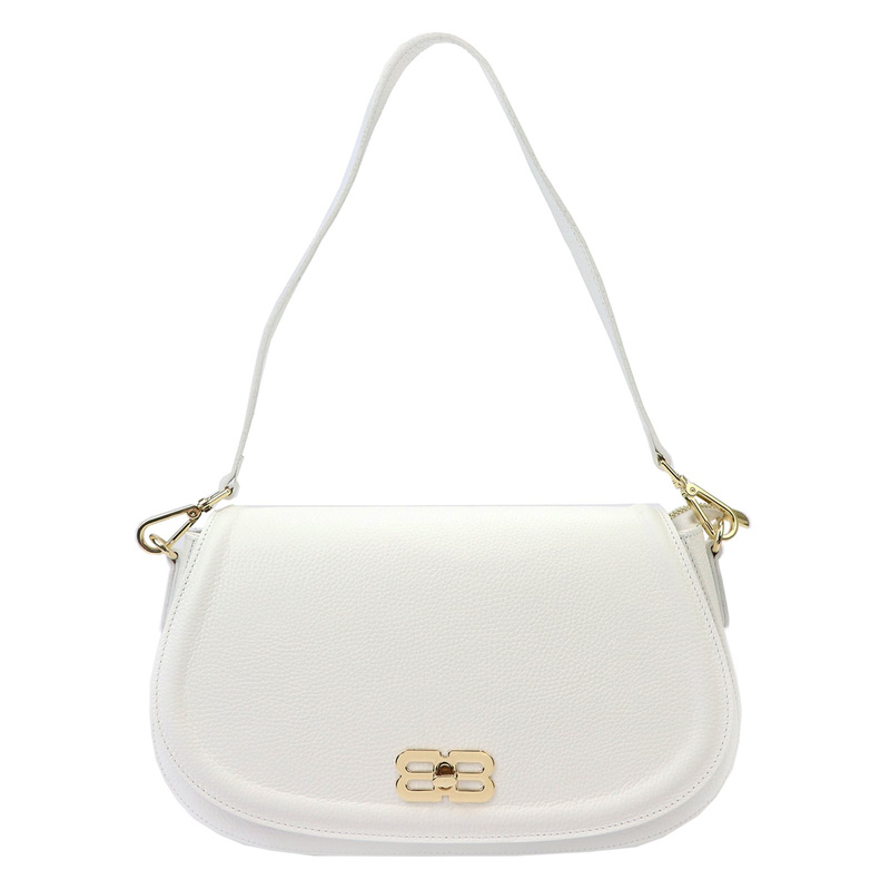 Skórzana damska listonoszka elegancka modna torebka na ramię Luka