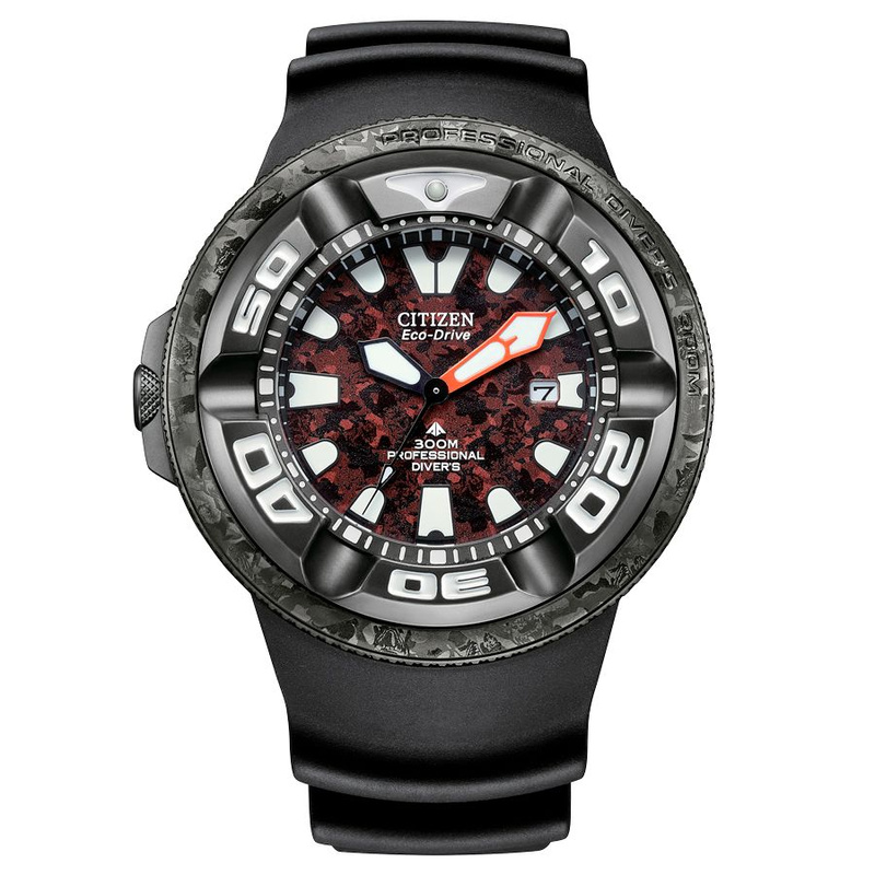 Zegarek CITIZEN BJ8059-03Z. SOLAR QUARTZ, Kolor czerwony. Mężczyzna.