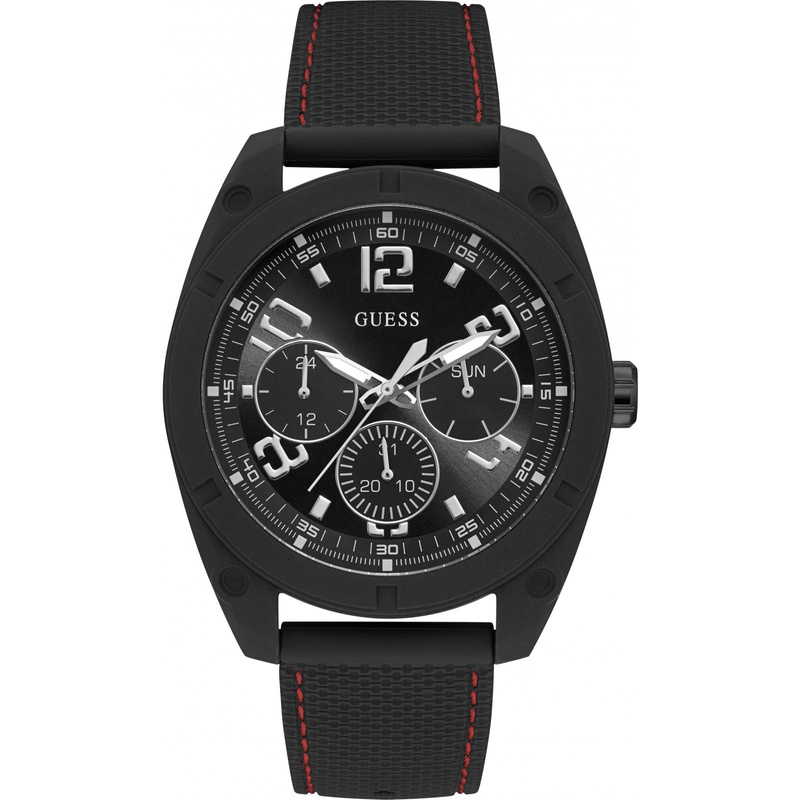 Zegarek GUESS W1256G1. Kwarcowy, Kolor czarny. Mężczyzna.