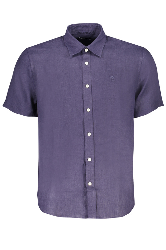 NIEBIESKA M�SKA KOSZULA Z KR�TKIM R�KAWEM NORTH SAILS