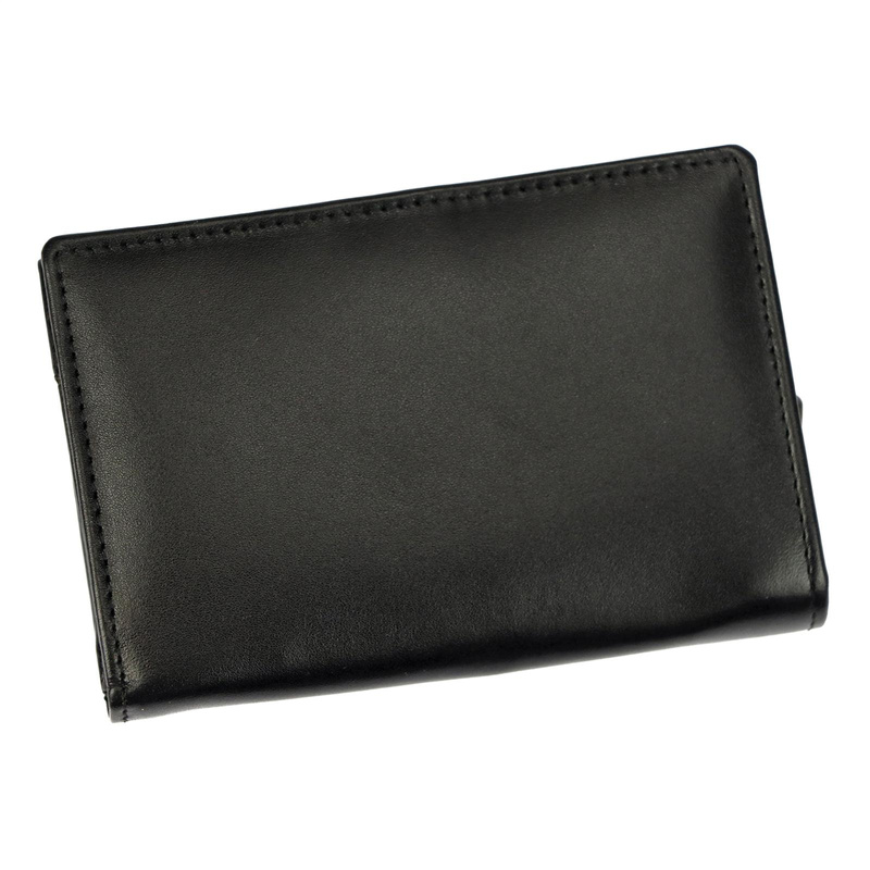 EL FORREST damski portfel skóra naturalna portmonetka na zatrzask RFID