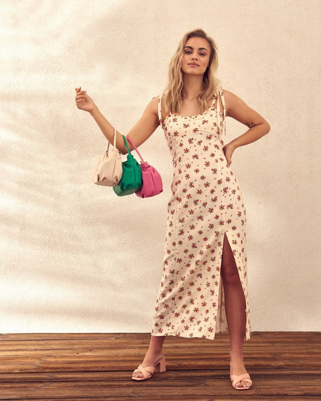 Mała stylowa torebka damska z miękkiej eko skóry - David Jones