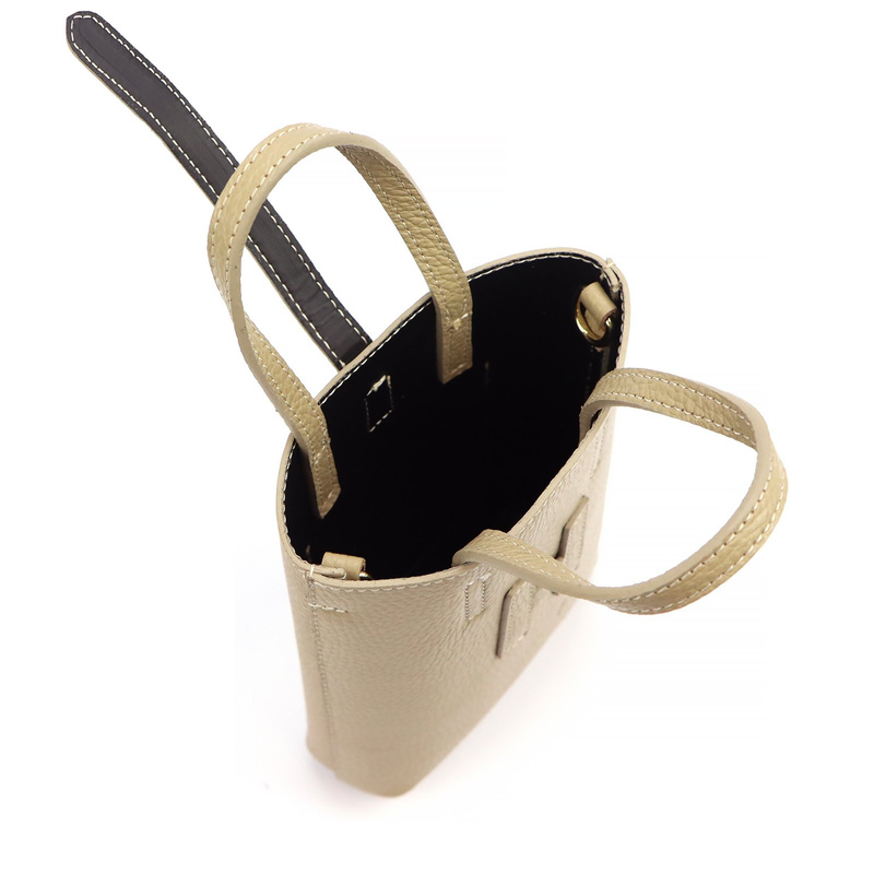 Luka damska skórzana listonoszka torebka do ręki Mała zgrabna i stylowa