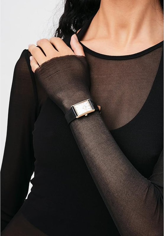 ZEGAREK DAMSKI DANIEL WELLINGTON Bound Black Crocodile Rose Gold  DW00100693 + BOX