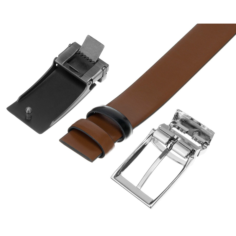 Meski zestaw prezentowy skóra naturalna Peterson PTN KL-B006-S001 BLACK-BROWN