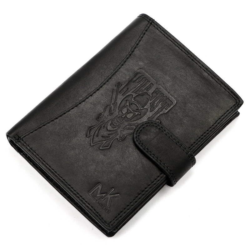 Skórzany męski portfel Money Kepper CDD 5601B WILD WEST