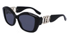 Okulary KARL LAGERFELD KL6102S-001. Okulary przeciwsłoneczne, Kolor czarny. Kobieta.