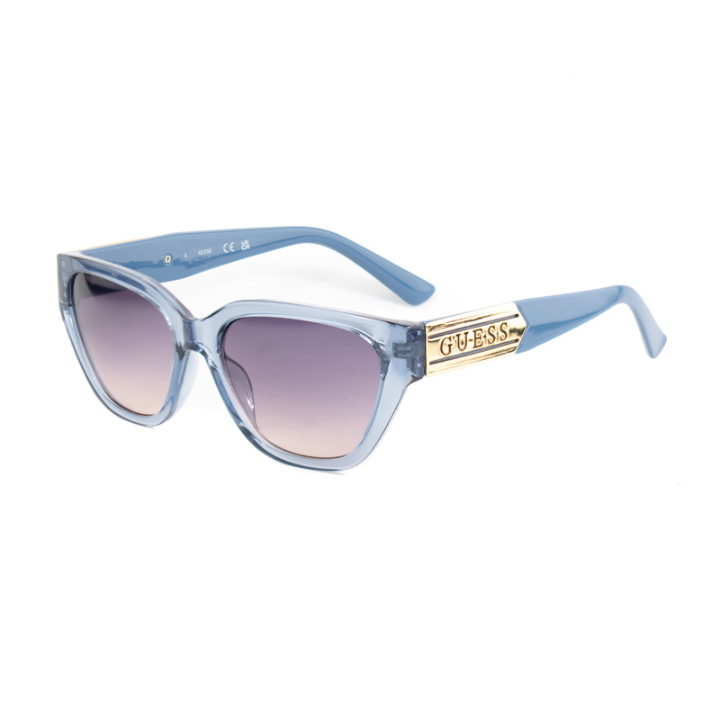 Okulary GUESS GO00004-5784W. Okulary przeciwsłoneczne, Kolor niebieski. Kobieta.