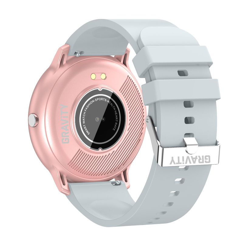 SMARTWATCH UNISEX GRAVITY GT1-9 - PULSOMETR, WŁASNE TARCZE (sg015i)