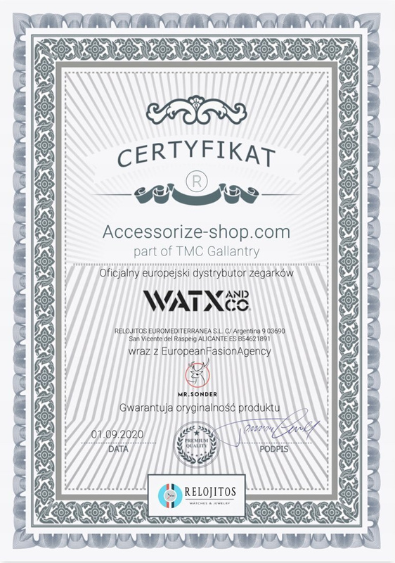 Zegarek WATXANDCO RWA1805. Kwarcowy, Kolor brązowy. Unisex.