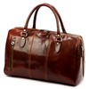 Gregorio podróżna torba skóra naturalna torba weekendowa duża z paskiem