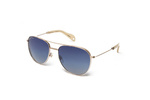 Okulary HALLY&SON DEUS DH509S01. Okulary przeciwsłoneczne, Kolor złoty. Unisex.