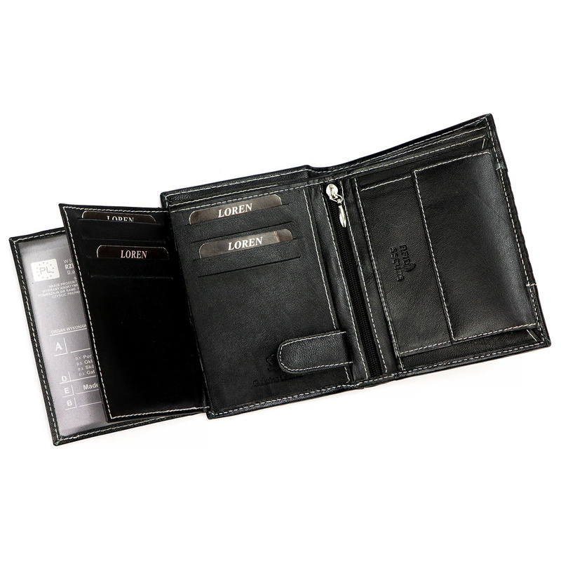 Skórzany męski portfel Loren N4-DDG