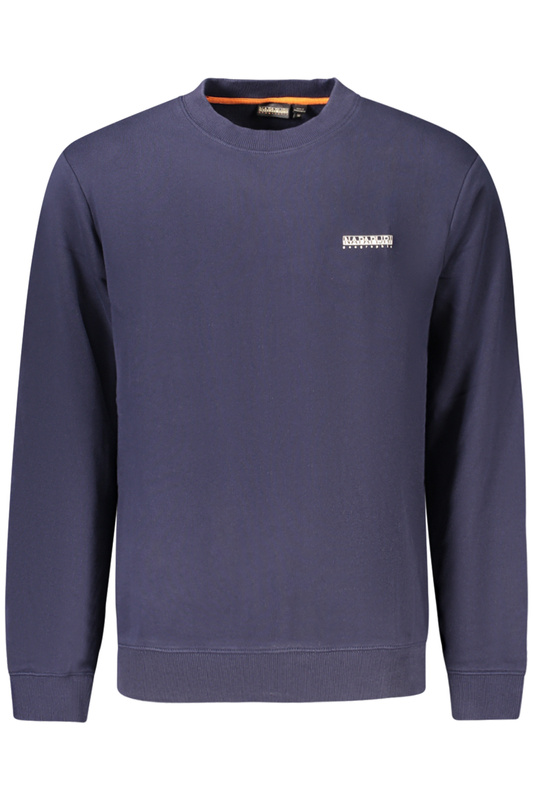 BLUZA MĘSKA NAPAPIJRI Z ZAPINKIEM, NIEBIESKA