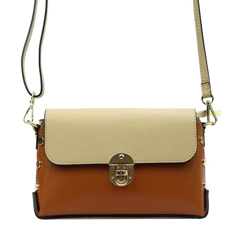 Luka damska listonoszka torebka przez ramię skóra naturalna stylowa