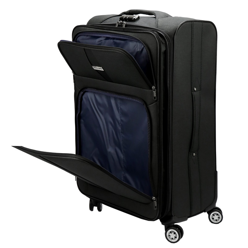 poliester Męski walizki Pierre Cardin LEE04 13510 x3 Z