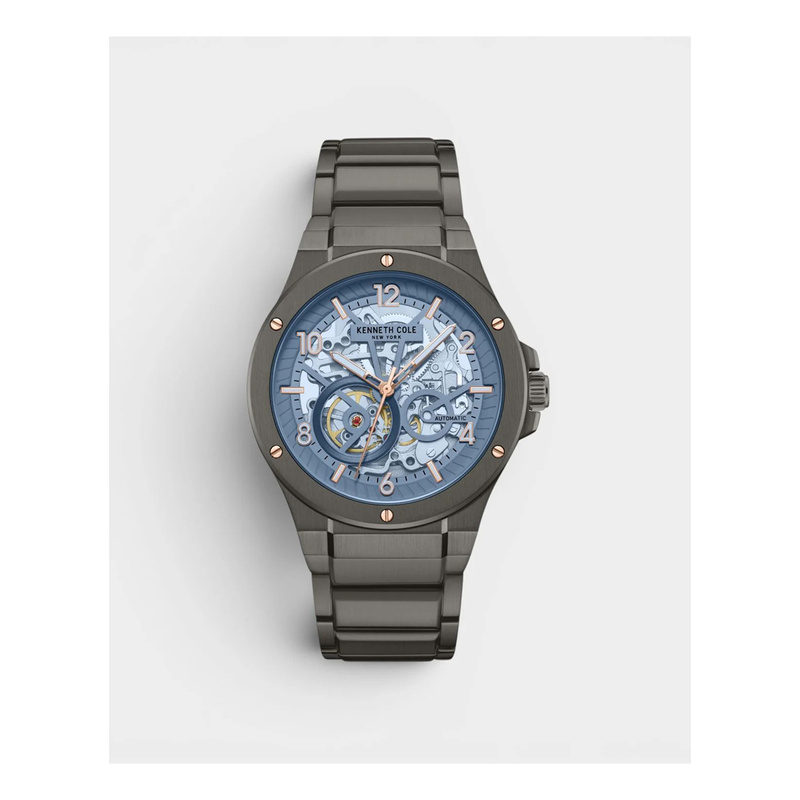 Zegarek KENNETH COLE KCWGY0063301. Automatyczny, Kolor niebieski. Mężczyzna.
