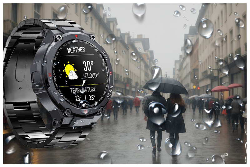 SMARTWATCH MĘSKI GRAVITY GT7-2 - WYKONYWANIE POŁĄCZEŃ (sg016b)