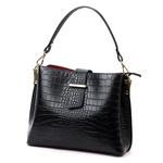 Damska listonoszka na ramię wzór skóra krokodyla