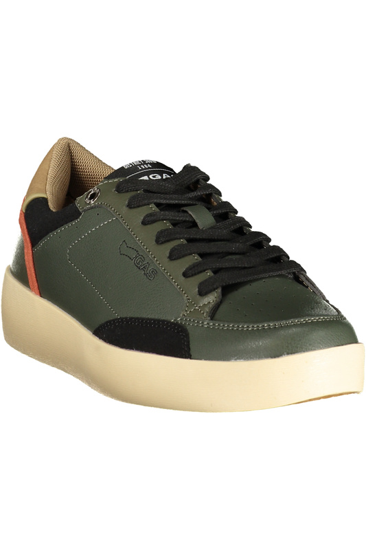Zielone sneakersy męskie GAS Gam 624611