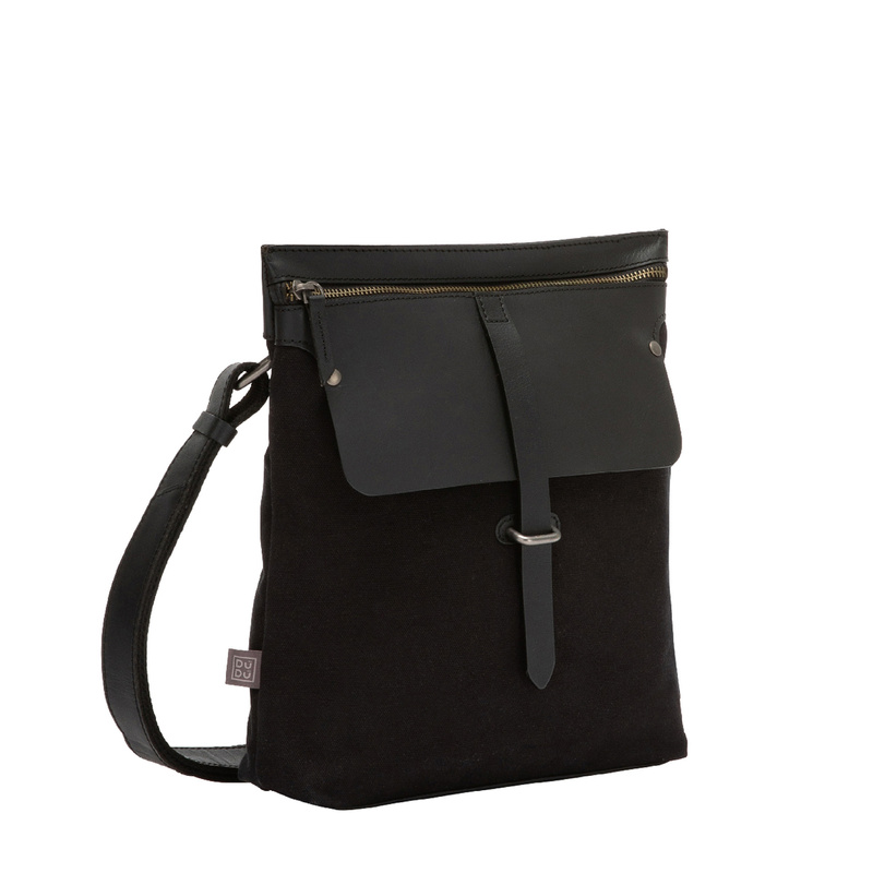 DuDu Męska saszetka z kieszeniami na ramię skóra naturalna torba miejska