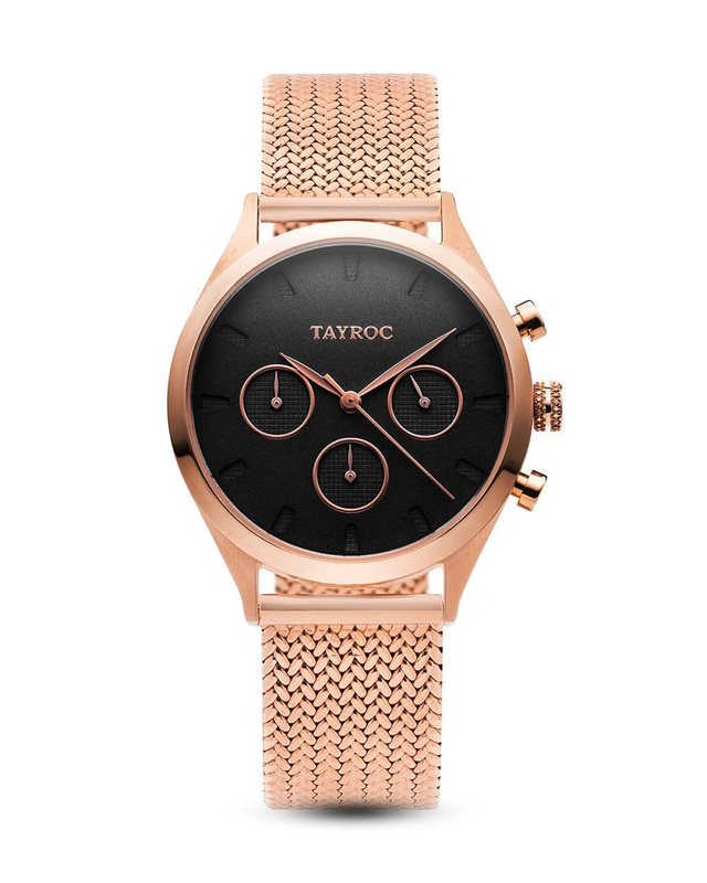 Zegarek TAYROC TY55. Kwarcowy, Kolor czarny. Kobieta.