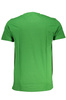 ZIELONY T-SHIRT MĘSKI Z KRÓTKIM RĘKAWEM KLASY CAVALLI