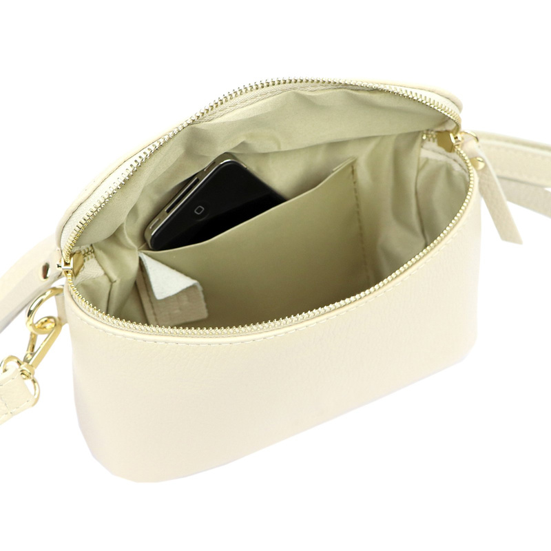 MiaMore Damska nerka saszetka przez ramię skóra naturalna miejska