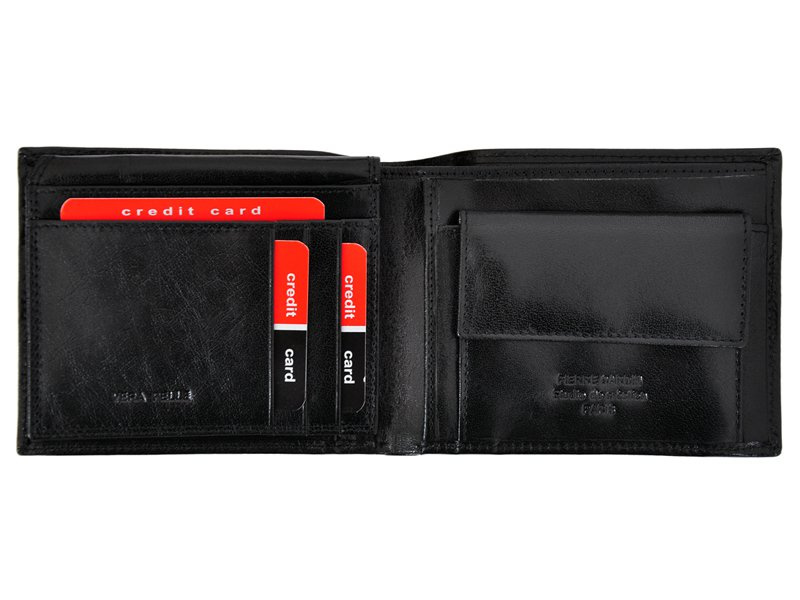 Zgrabny Skórzany męski portfel Pierre Cardin RFID