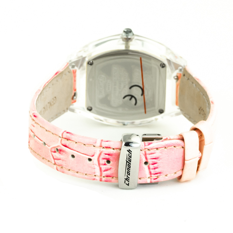 Zegarek CHRONOTECH CT7888L-07. Kwarcowy, Kolor różowy. Kobieta.