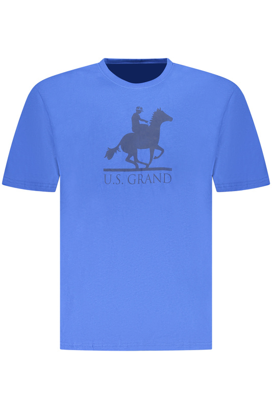 Koszulka m�ska z kr�tkim r�kawem US GRAND w kolorze niebieskim