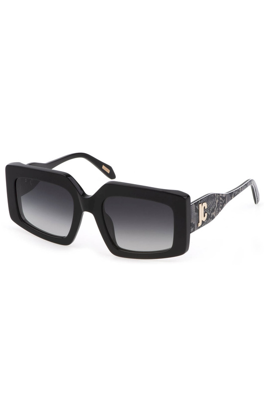 JUST CAVALLI CZARNE OKULARY PRZECIWSŁONECZNE DAMSKIE