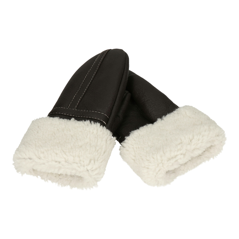 Ciepła damska rękawiczka z jednym palcem, kożuchowa Podhale