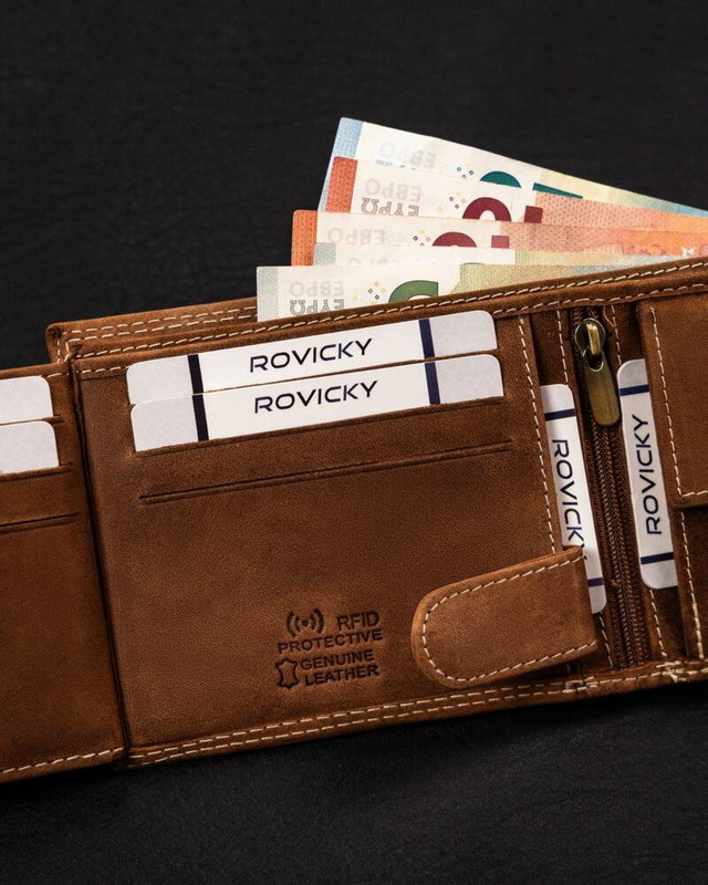 Duży portfel męski ze skóry naturalnej - Always Wild