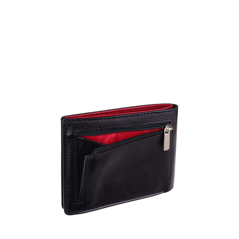 Czarny portfel skórzany Canaletto z ochroną RFID – elegancja i funkcjonalność na co dzień PD1167s163165 RFID