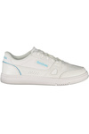 Białe sneakersy damskie REEBOK 100271603COURTLXS – błękitne detale