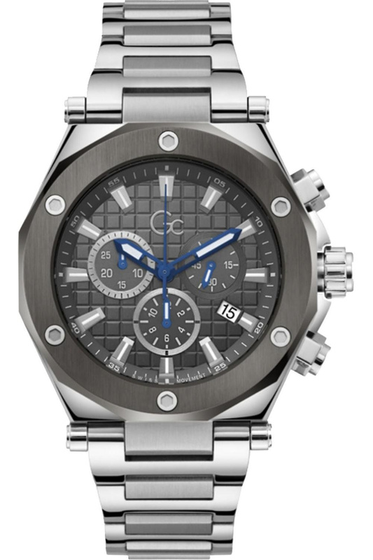 Zegarek GC Z18002G5MF. Kwarcowy, Kolor szary. Mężczyzna.